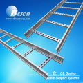 Sistema de bandeja de soporte de cable Escalera de acero galvanizada Proveedor